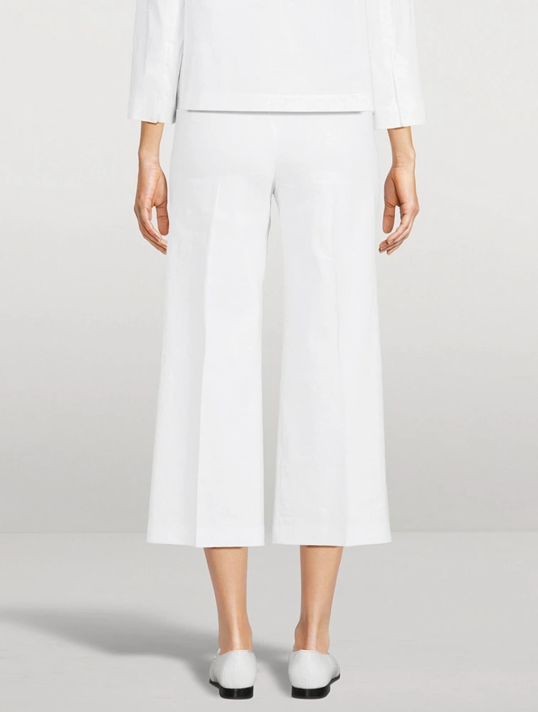 Terena Good Linen Wide-Leg Trousers