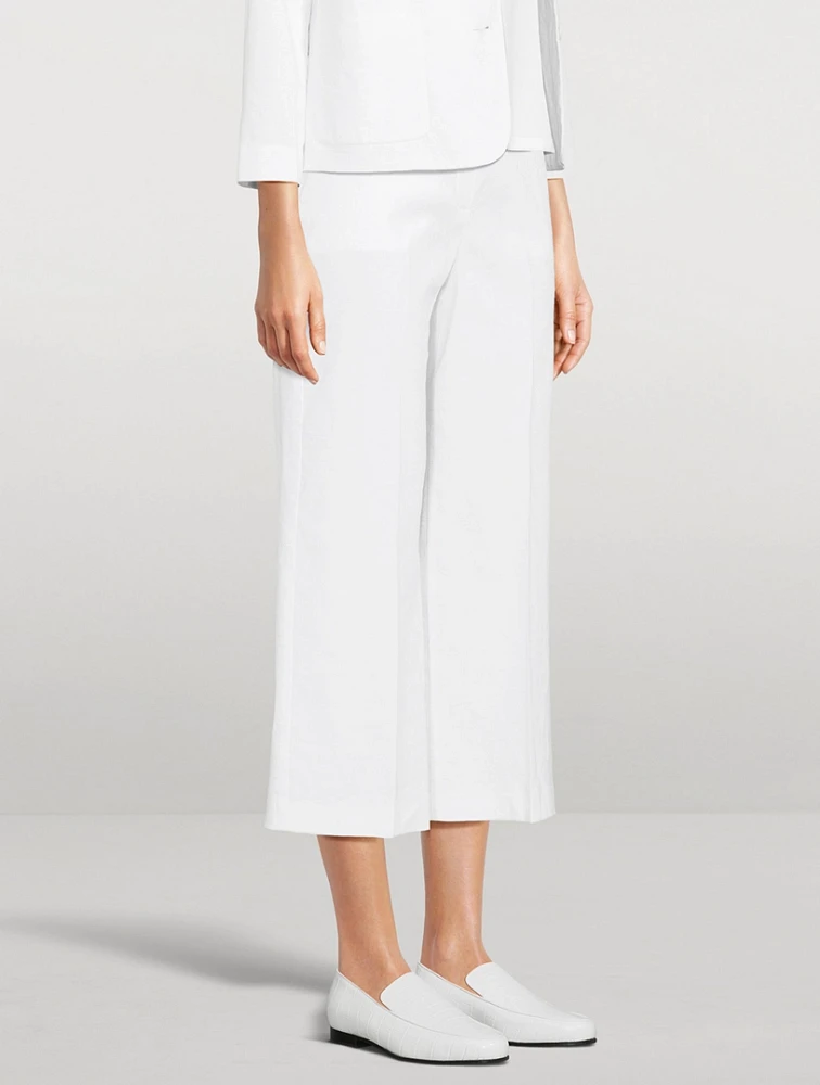 Terena Good Linen Wide-Leg Trousers