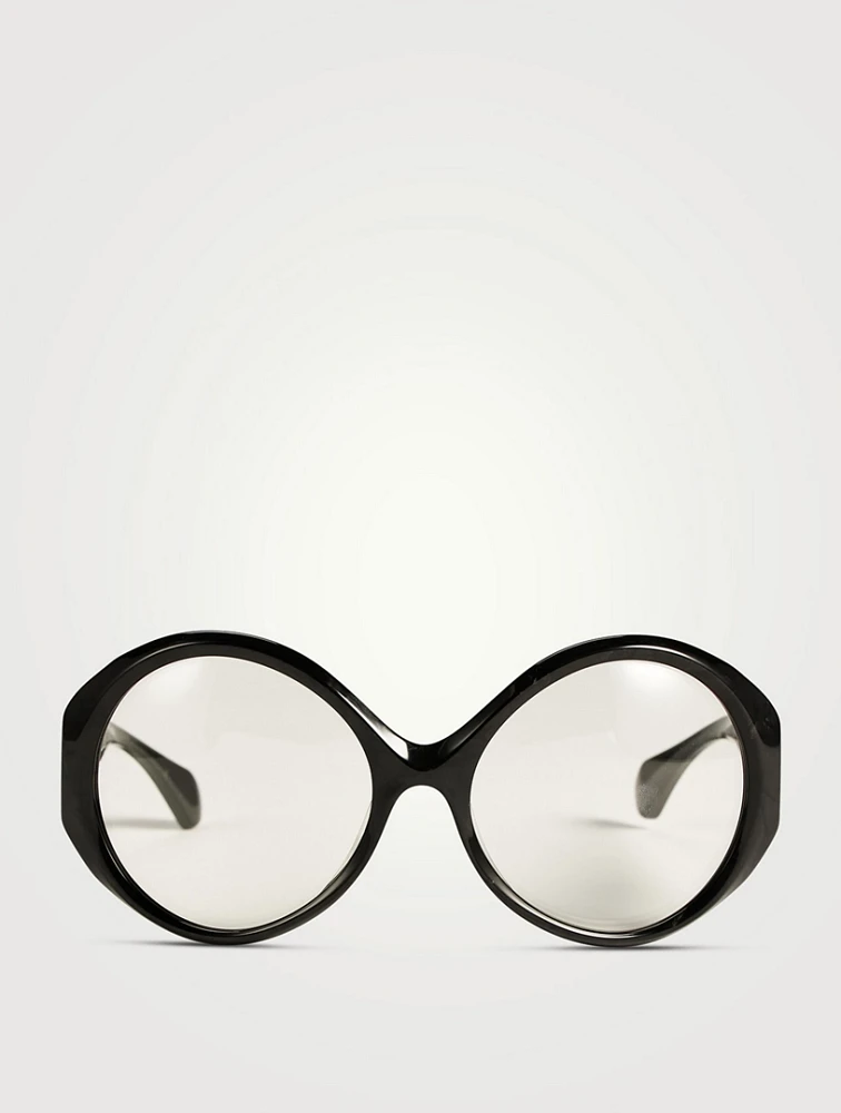 Oversized Round Optical Glasses