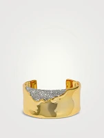 Solanales Wide Cuff Bracelet