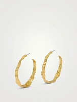 Brut Textured Hoop Earrings