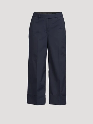 Straight-Leg Trousers