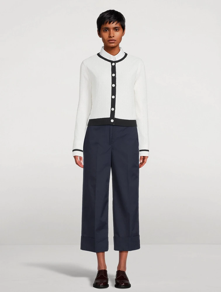 Straight-Leg Trousers