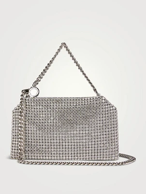 Falabella Crystal Mesh Clutch