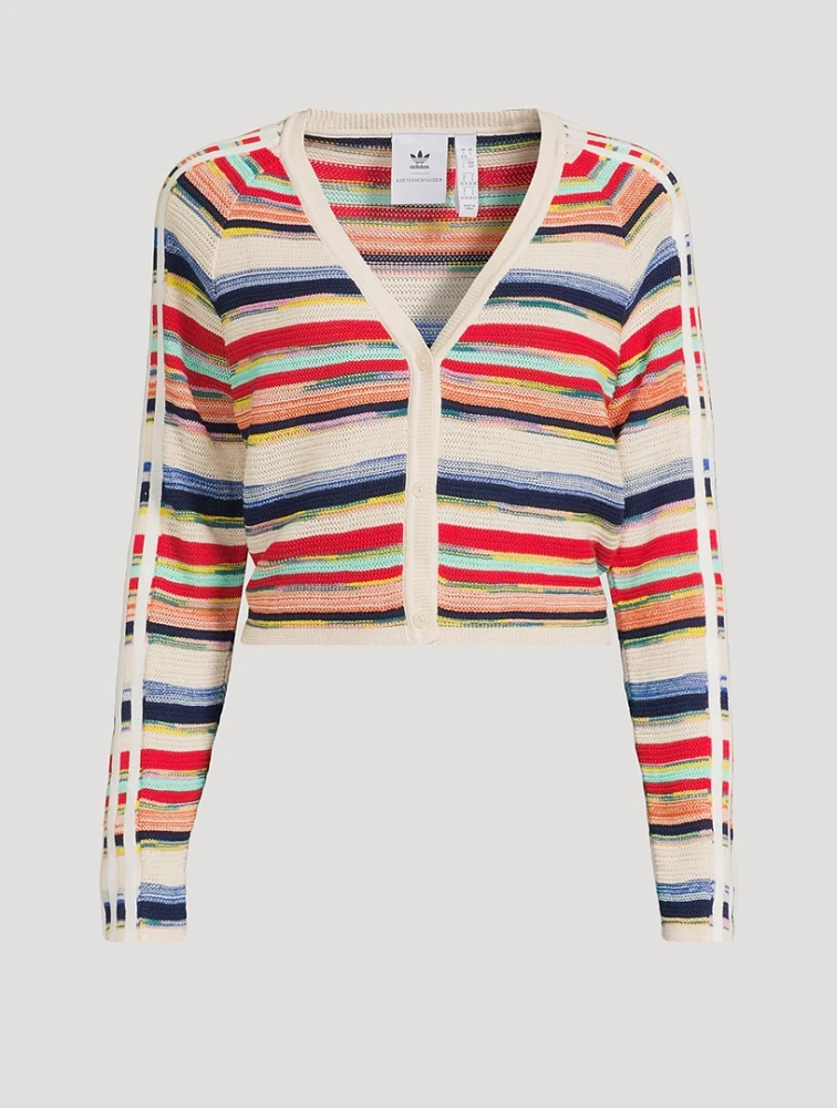 adidas x KSENIASCHNAIDER Stripe Jacquard Cardigan