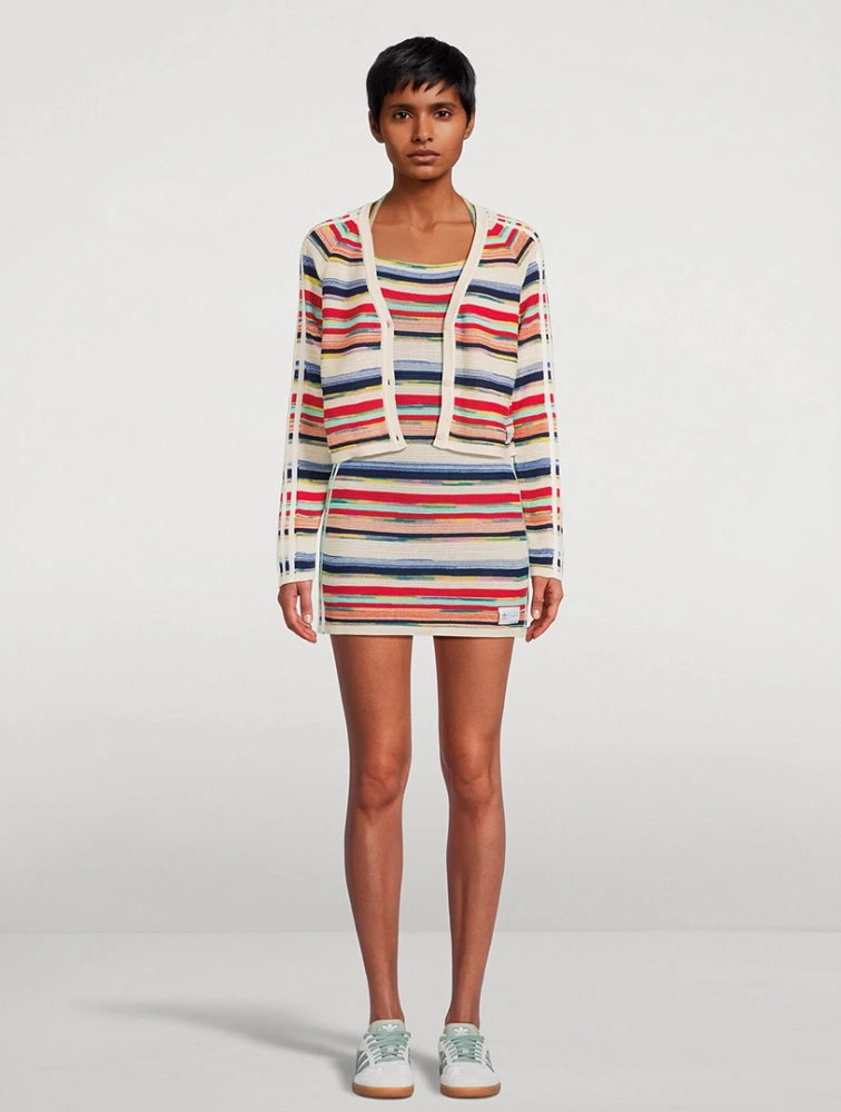 adidas x KSENIASCHNAIDER Stripe Jacquard Cardigan