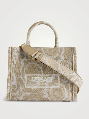 Small Athena Barocco Jacquard Tote Bag