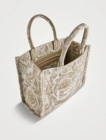 Small Athena Barocco Jacquard Tote Bag