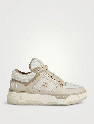 MA-1 Leather And Mesh Sneakers