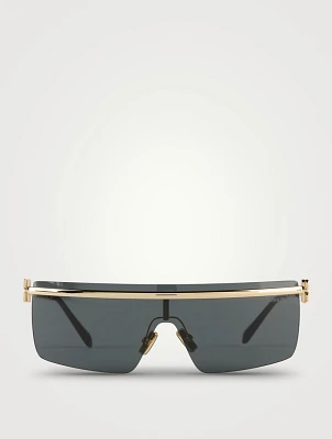 Metal Shield Sunglasses