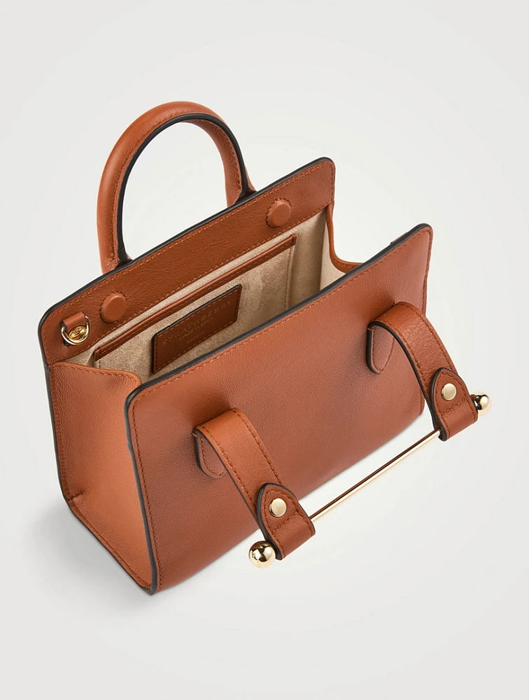 Nano Leather Tote Bag