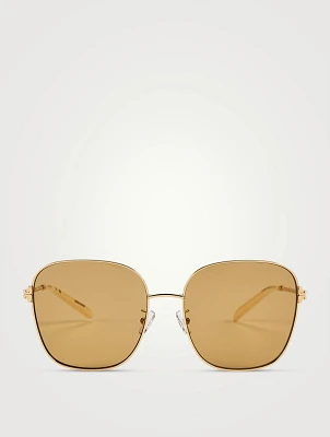 Metal Square Sunglasses