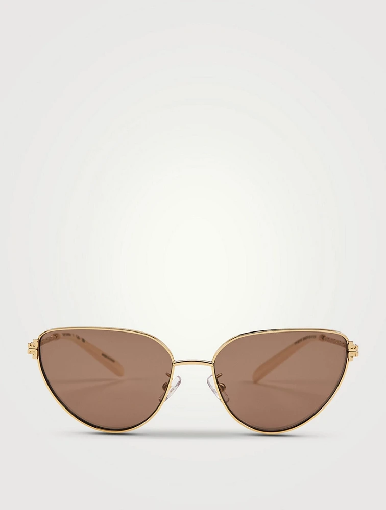 Eleanor Metal Cat Eye Sunglasses