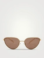 Eleanor Metal Cat Eye Sunglasses