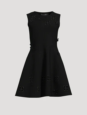 Eyelet Embroidered Mini Dress