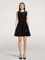 Eyelet Embroidered Mini Dress