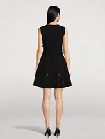 Eyelet Embroidered Mini Dress