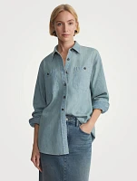 Organic Cotton Chambray Shirt