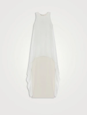 Silk Organza Overlay Gown