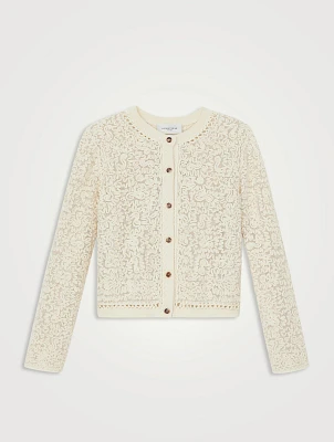 Soutache-Embroidered Cardigan