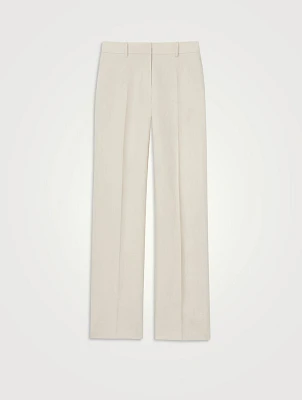 Sullivan Linen Straight-Leg Trousers