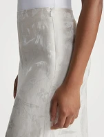 Eco Flora Jacquard Maxi Skirt