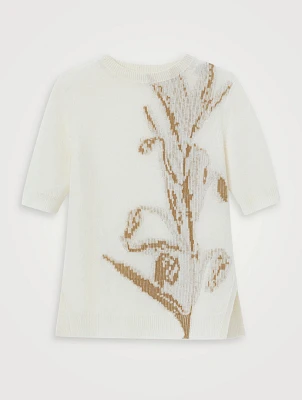 Eco Flora Jacquard Cashmere Sweater