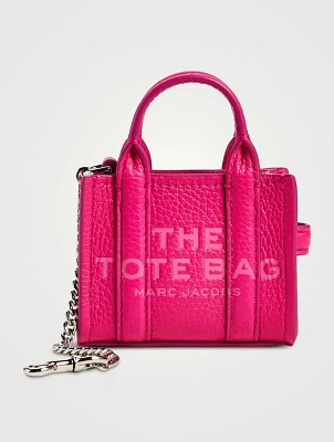 The Nano Leather Tote Bag Charm
