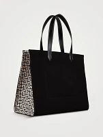 Medium B-Army Canvas Tote Bag