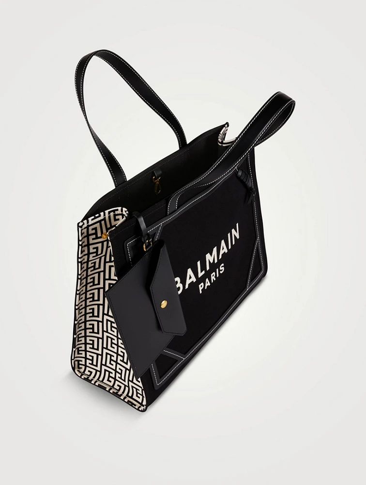 Medium B-Army Canvas Tote Bag