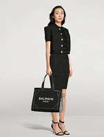 Medium B-Army Canvas Tote Bag