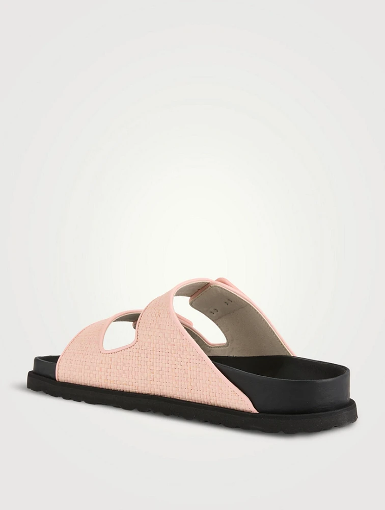 1774 Arizona Raffia Slide Sandals