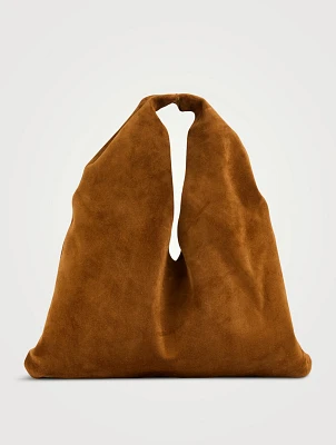 Small Bindle Suede Tote Bag