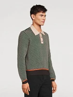 Valley Knit Long-Sleeve Polo
