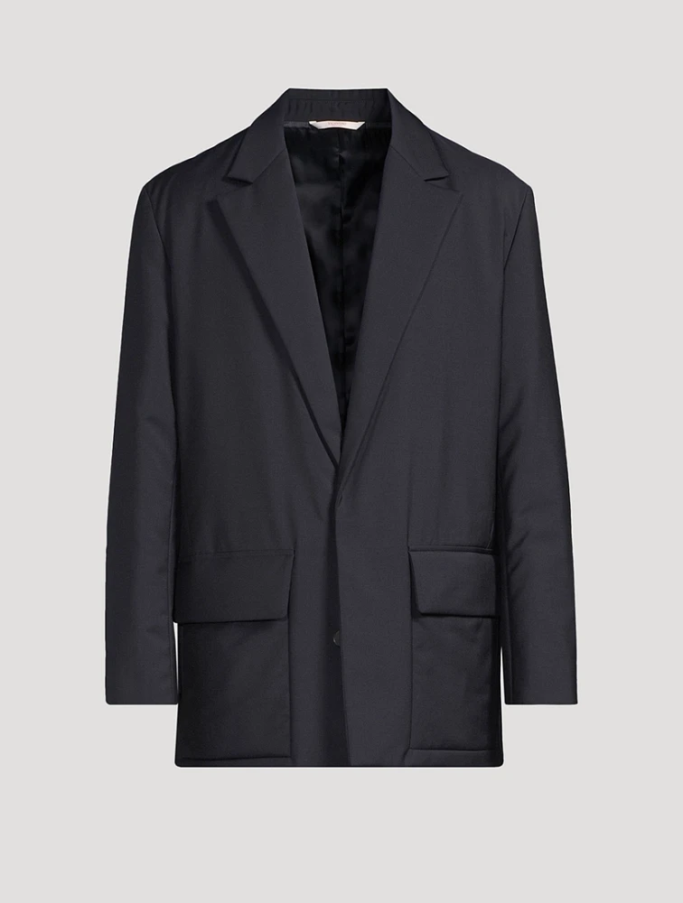 Wool And Mohair Padded Jacket