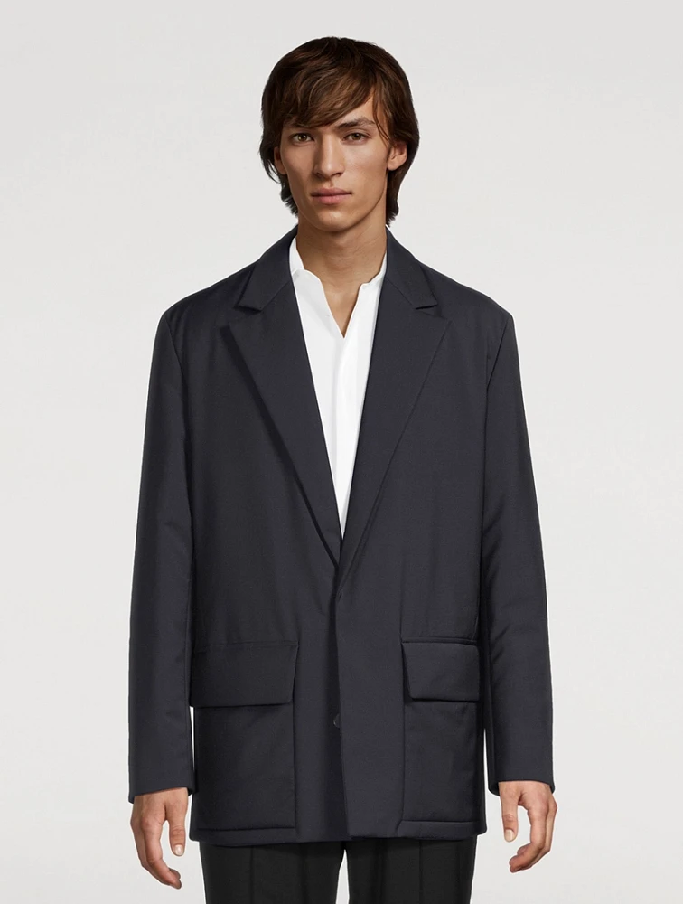 Wool And Mohair Padded Jacket
