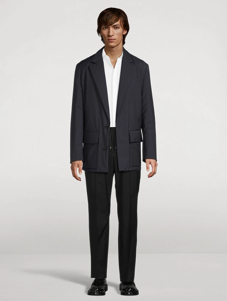 Wool And Mohair Padded Jacket