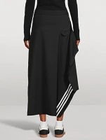 Asymmetric Woven Skirt
