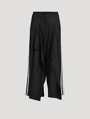 Wide-Leg Track Pants