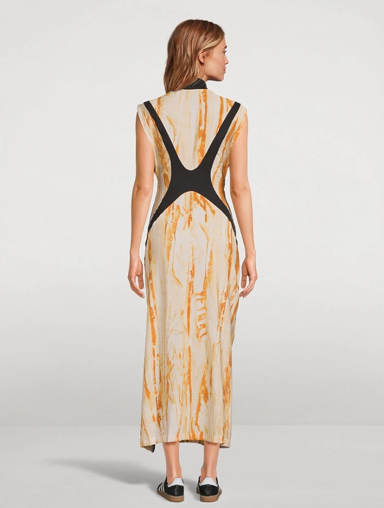 Rust-Dye Maxi Dress