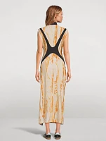 Rust-Dye Maxi Dress