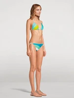 Triangle Bikini Top Iride Print