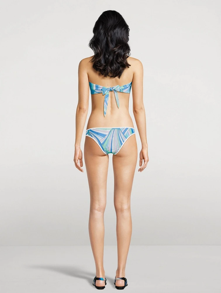 Bandeau Bikini Top Iride Print