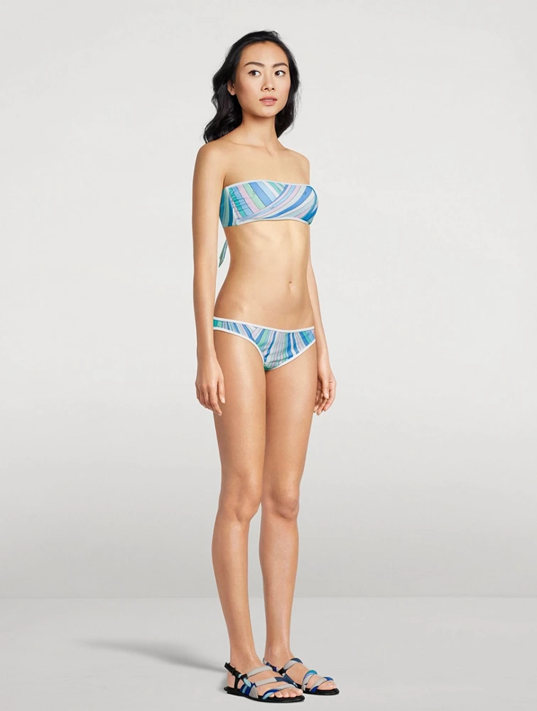 Bandeau Bikini Top Iride Print