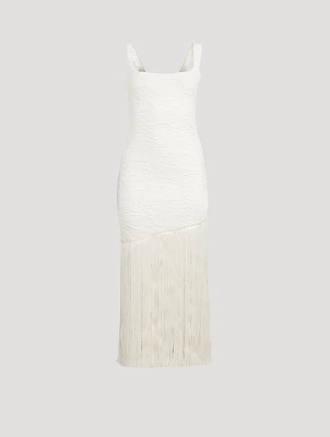 Jacquard Fringe Dress