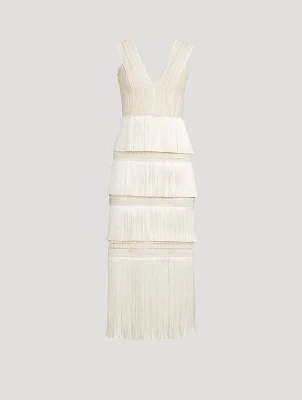 Fringe Midi Dress