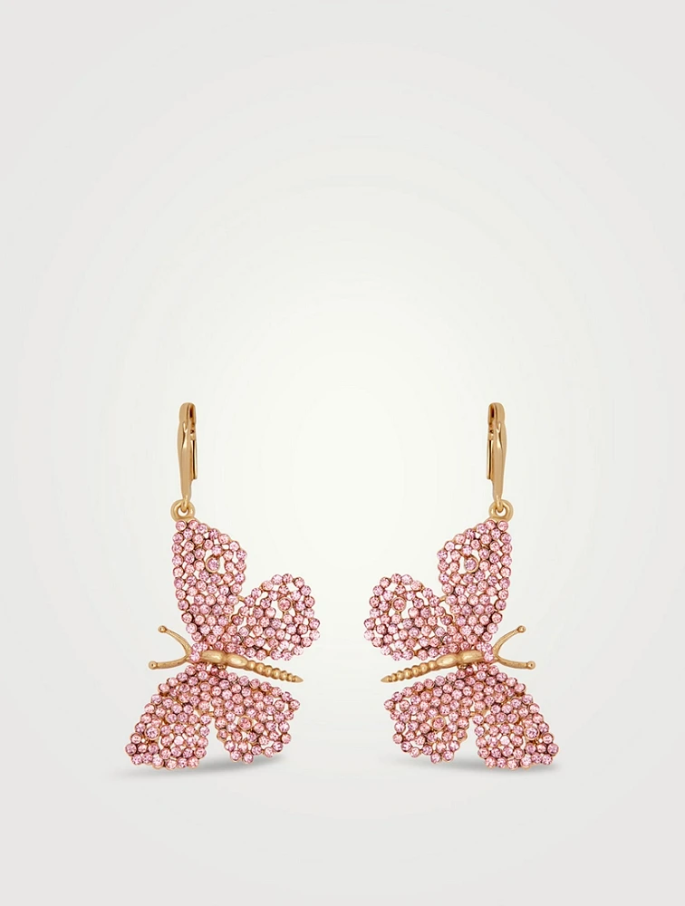 Pavé Butterfly Earrings