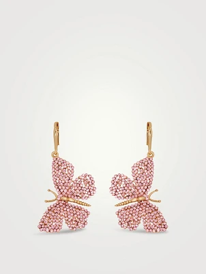 Pavé Butterfly Earrings