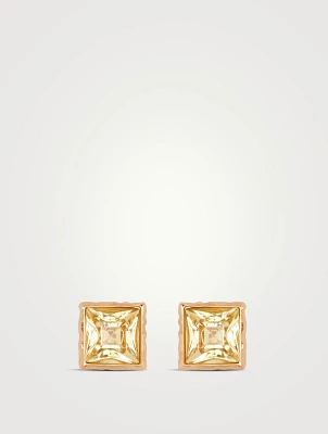 Square Crystal Earrings
