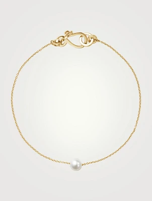 Stella Main 14K Gold Bracelet With Pearl